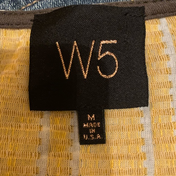 NWOT Mustard White Sleeveless Shirt - Picture 5 of 6